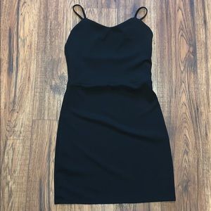 Black plain dress!